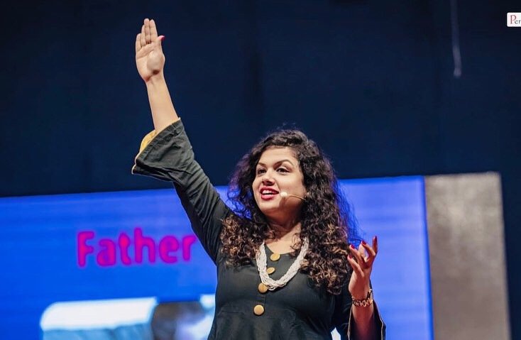 Himani on stage